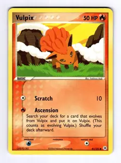 Vulpix Hidden Legends #81 (2004) Common LP Pokemon - Image 1