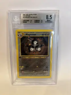 MAGNETON HOLO BGS 8.5 POKEMON Neo Revelation 10/64 Vintage Rare! - Image 1