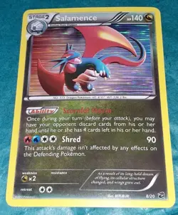 SALAMENCE 8/20 Dragon Vault Holo Rare Pokemon Card - Image 1
