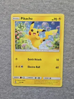 Pikachu 19/68 Hidden Fates Common Pokemon Card 2019 - Image 1