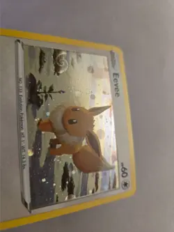 Pokemon Eevee | SWSH190 | Black Star Promo | Cosmos Holo Swirl | LP - Image 2