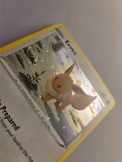 Pokemon Eevee | SWSH190 | Black Star Promo | Cosmos Holo Swirl | LP - Image 3