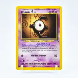 Unown E - 67/75 Neo Discovery Unlimited Common Pokemon - NM - Image 1