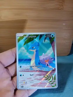 Pokemon TCG Misty's Lapras Destined Rivals 194/182 Illustration Rare - Image 1