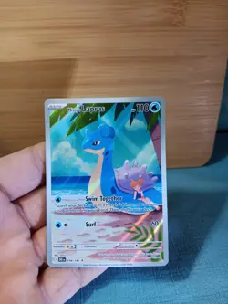 Pokemon TCG Misty's Lapras Destined Rivals 194/182 Illustration Rare - Image 2