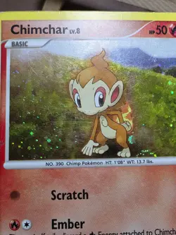 HP Pokemon TCG - Chimchar 76/130 Holo - D&P Promos - Image 4