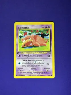 Pokemon Neo Genesis Slowpoke TCG #73 1st Edition - Image 1