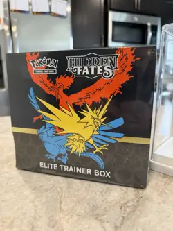 Pokemon TCG Hidden Fates Elite Trainer Box Sealed With Case - Image 3