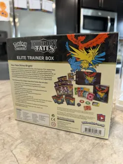 Pokemon TCG Hidden Fates Elite Trainer Box Sealed With Case - Image 5