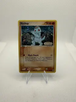 Pokemon TCG 2006 Legend Maker Machop 57/92 Stamped Reverse Holo Near Mint - Image 1