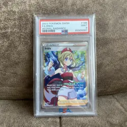 Pokemon PSA 9 Irida Full Art 186/189 SWSH Astral Radiance 2022 Mint Waifu - Image 1