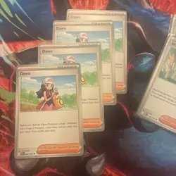 4x Dawn 087/094 Playset x4 Phantasmal Flames Pokemon TCG - Image 1
