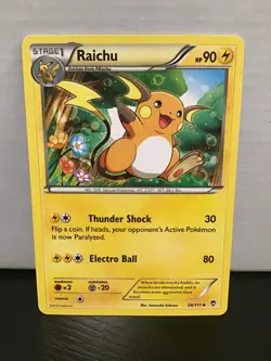 Raichu 28/111 Pokemon Furious Fists Uncommon - Image 1