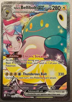 Iono's Bellibolt ex Special Illustration Rare Pokemon Journey Together JTG #183 - Image 1