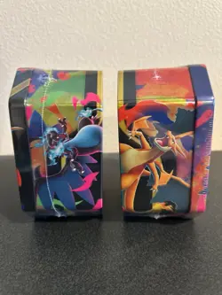 2 Pokemon TCG Mega Charizard X + Y ex Tin Bundle Sealed New - Image 2