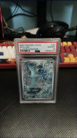 Pokemon Articuno Illustration Rare Holo PSA 10 Sv09 Journey Together 161/159 - Image 1