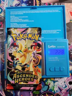 EXTREMELY HEAVY! 22.8g GOD PACKUUU Ascended Heroes Pokemon TCG Booster (SEALED) - Image 1