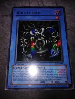 Yu-Gi-Oh! SDP-G001 Aufgegeben Ultra Rare 1st Ed - 1. Auflage - EX - - Image 1