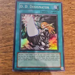 Yugioh | D. D. Designator | IOC-039 | Unlimited | Super Rare | VLP Light Play - Image 1