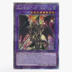 Red-Eyes Dark Dragoon RA02-EN021 Quarter Century Secret Rare QCR NM Yugioh - Image 1
