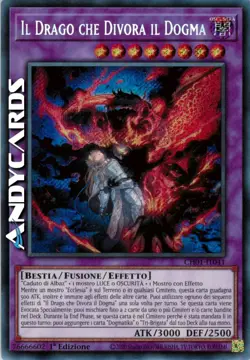 IL DRAGO CHE DIVORA IL DOGMA • Segreta • CH01 IT041 • 1Ed • Yugioh! - Image 1