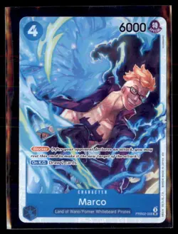 One Piece Lhe Best- Vol. 2 PRBO2-008 Marco Super Rare - Image 1