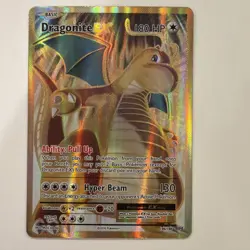 Pokemon TCG Dragonite-EX Evolutions Full Art Holo Card 106/108 Rare - Image 1