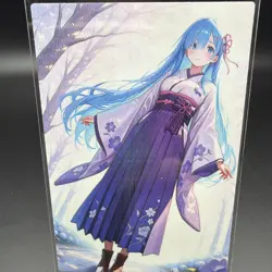 Rem Anime Waifu Card Doujin ACG Goddess Holo - Image 1