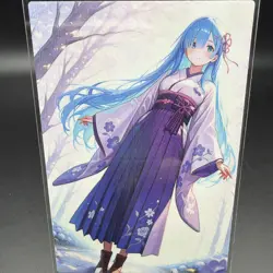 Rem Anime Waifu Card Doujin ACG Goddess Holo - Image 2