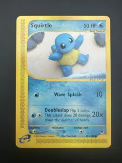 Squirtle Pokemon e-Card Series Expedition #131 2002 - Image 1