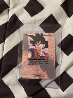 Dragon Ball Z Card #10 Gohan & Dragonos Artbox Prism Foil TCG 1996 JPP/AMADA - Image 2