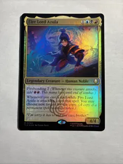 Fire Lord Azula - Avatar: The Last Airbender Foil MTG Plus Bonus Card!!! - Image 1