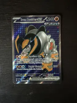 Iron Boulder EX 192/162 SV05 Temporal Forces Holo Card Near Mint Condition - Image 2