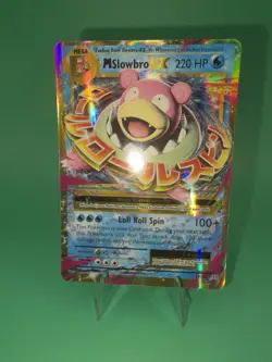 Pokemon TCG M Slowbro EX Mega XY Evolutions Ultra Rare Holo Card 27/108 - Image 2