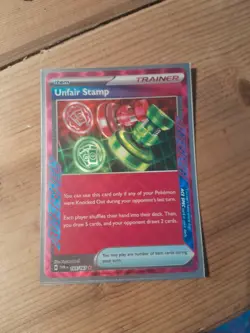 Unfair Stamp 165/167 A Spec Twilight Masquerade Pokemon Card - Image 2