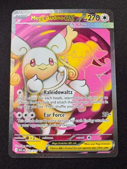 Pokemon TCG Mega Audino EX 253/217 ASC Ascended Heroes Full Art Card -- NM - Image 1