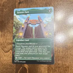 Magic: The Gathering REX Welcome to..., Jurassic Park Land 2 Cards 2023 - Image 2