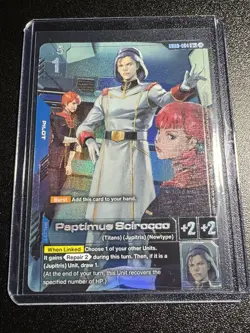 Gundam Card Game Steel Requiem GD03 Paptimus Scirocco (R+) - Image 3