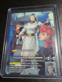 Gundam Card Game Steel Requiem GD03 Paptimus Scirocco (R+) - Image 4