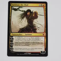 MTG Sarkhan the Mad Rise Of The Eldrazi Mythic Magic the Gathering Planeswalker - Image 1