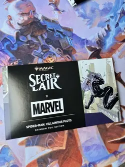 Secret Lair Marvel’s SpiderMan FOIL WebSlinger Bundle + Mana Symbiote New/Sealed - Image 4