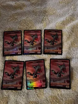 Foil - Valentine's Day 2021 - x6 Goblin Token Mtg: Secret Lair Drop Series #219 - Image 1