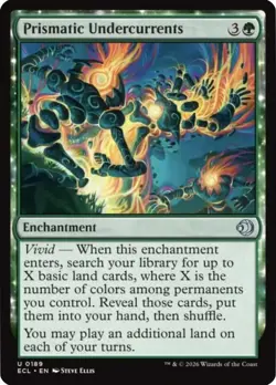 Prismatic Undercurrents - Lorwyn Eclipsed #0189 MTG Magic The Gathering - Image 1