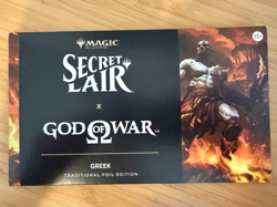 MTG Secret Lair x God of War: Greek Foil Edition PlayStation SEALED - Image 1