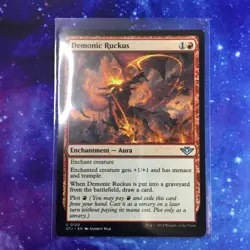 x1 Demonic Ruckus - Outlaws of Thunder Junction - NM - MTG - Image 1