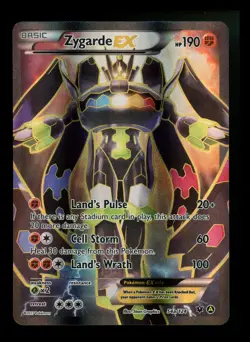 Zygarde EX 54a/124 XY Fates Collide 2017 ALT Full Art Promo Pokemon Card TCG - Image 1