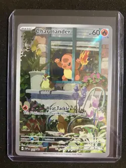 Pokemon Charmander ETB Promo 44 Obsidian Flames Card Mew Mimikyu Gardevoir - Image 1