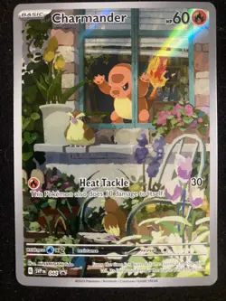 Pokemon Charmander ETB Promo 44 Obsidian Flames Card Mew Mimikyu Gardevoir - Image 2
