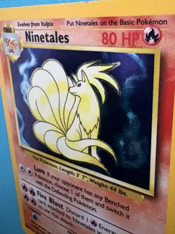 Ninetales Holo 12/102 – Base Set – WOTC 1999 – LP – Pokemon Card - Image 5