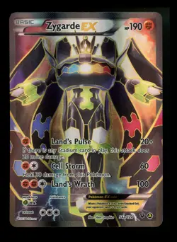 #2 Zygarde EX 54a/124 XY Fates Collide 2017 ALT Full Art Promo Pokemon Card TCG - Image 1